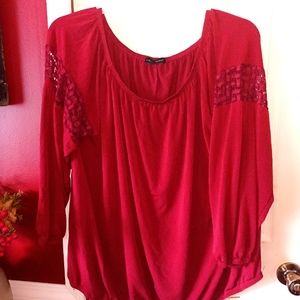 Lane Bryant 3/4 Sleeve Plus Size Blouse